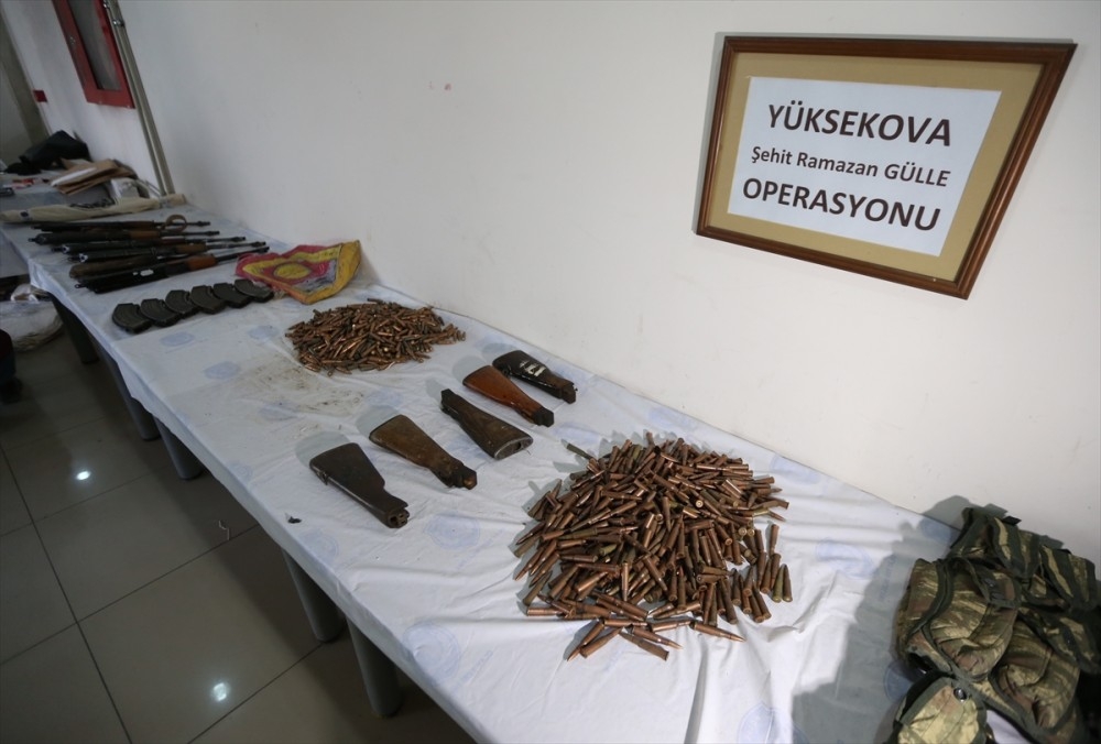 Yüksekova'da PKK'ya ait tamirhane ele geçirildi 3