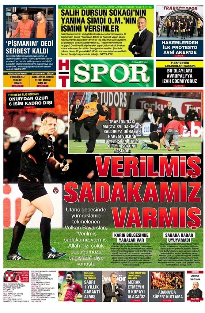 Günün Spor Manşetleri - 26 04 2016 2