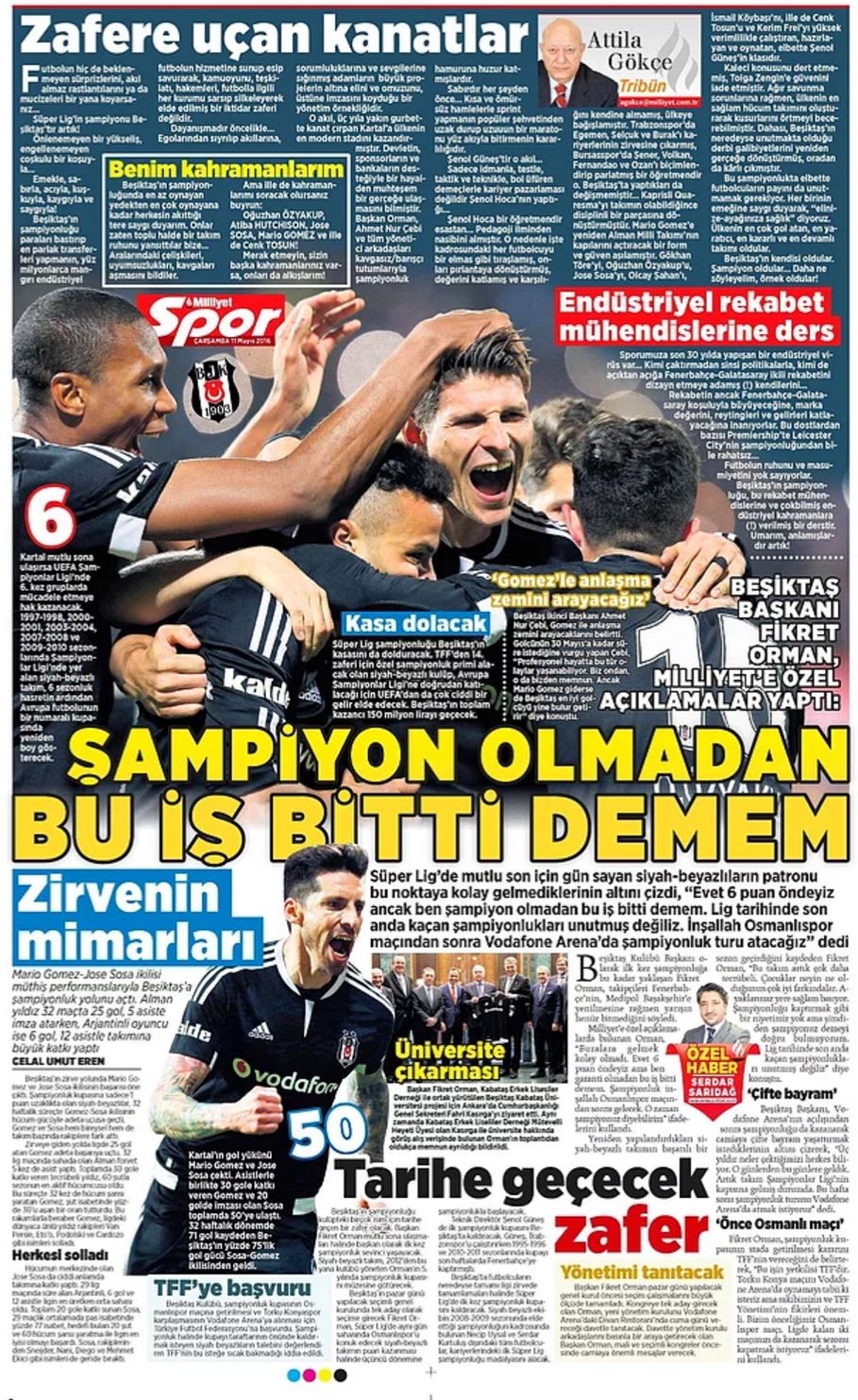 Günün Spor Manşetleri - 11 05 2016 8