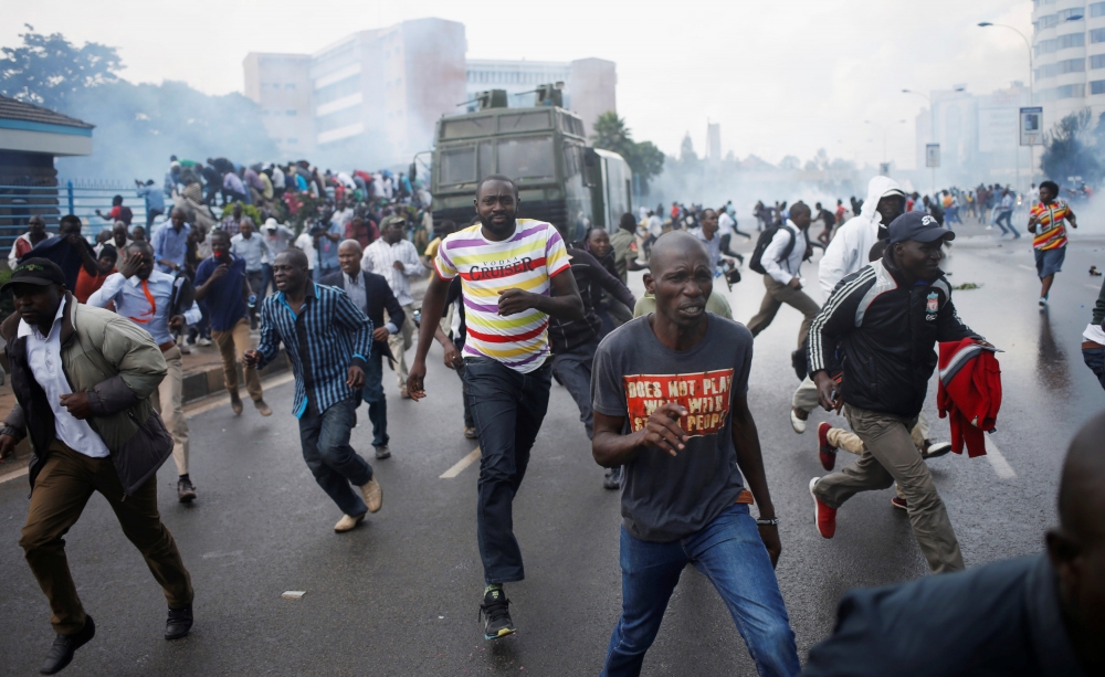 Kenya polisinden sert müdahale 1