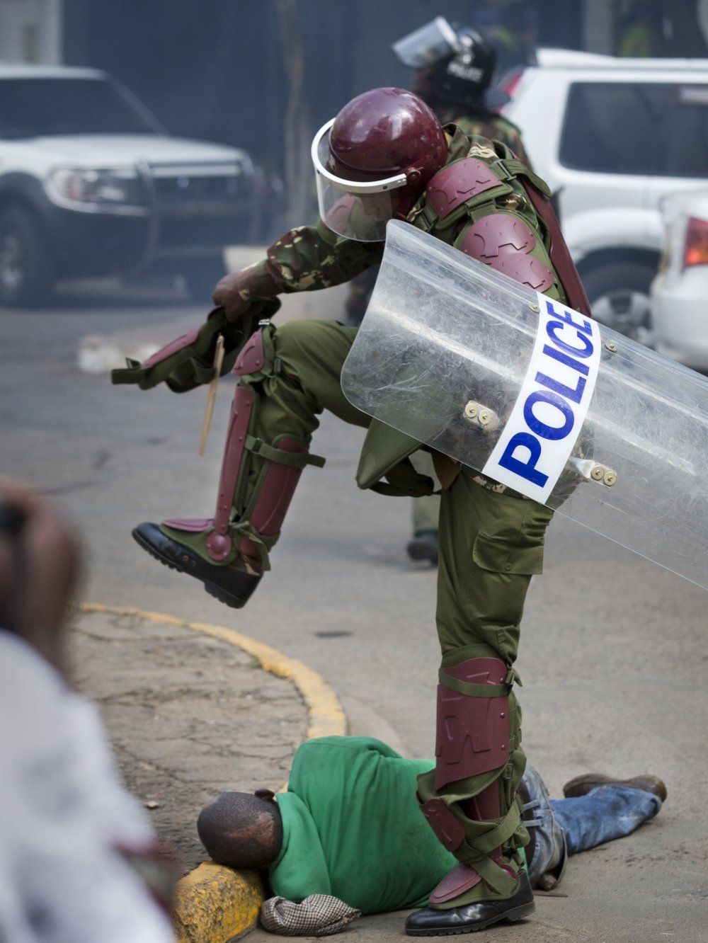 Kenya polisinden sert müdahale 5