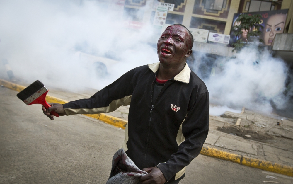 Kenya polisinden sert müdahale 8