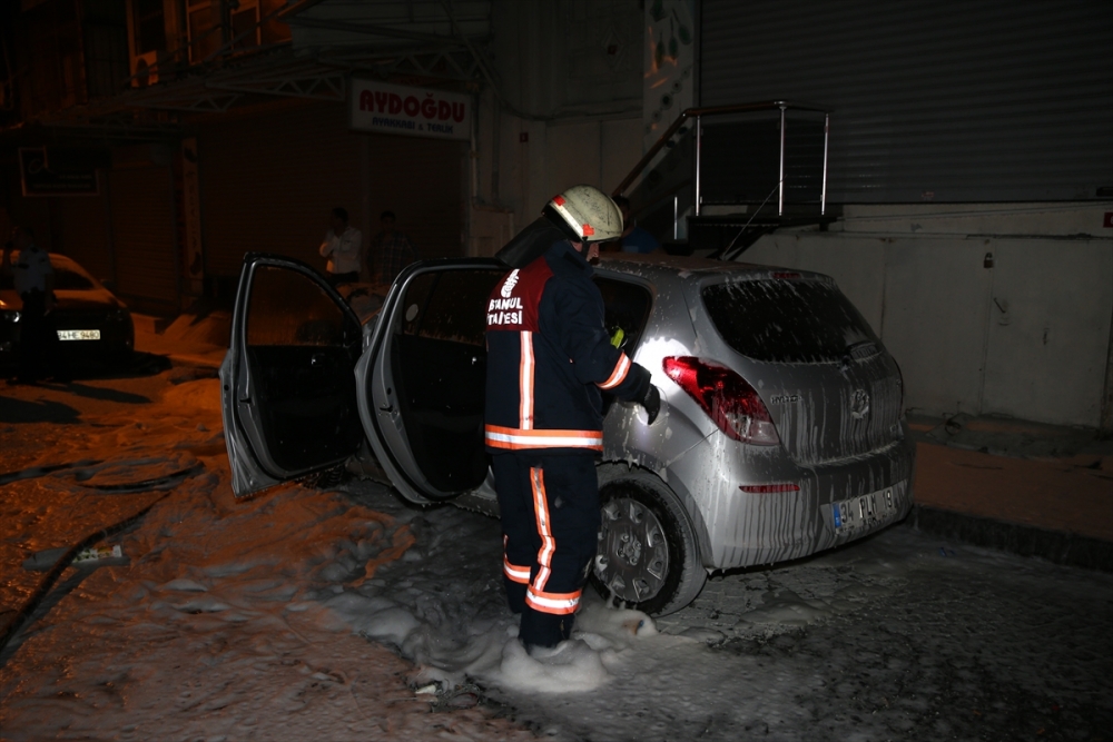 PKK Araç yakmaya devam ediyor 1