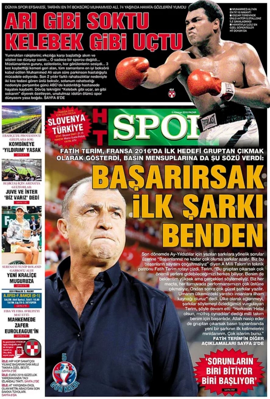 Günün Spor Manşetleri - 05 06 2016 5