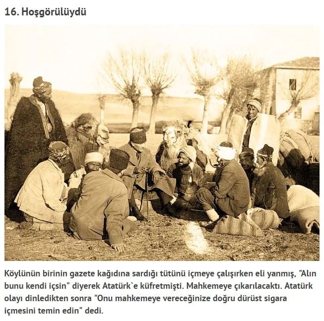 Ulu önderimiz Atatürk'ün bilinmeyen 30 özelliği 16