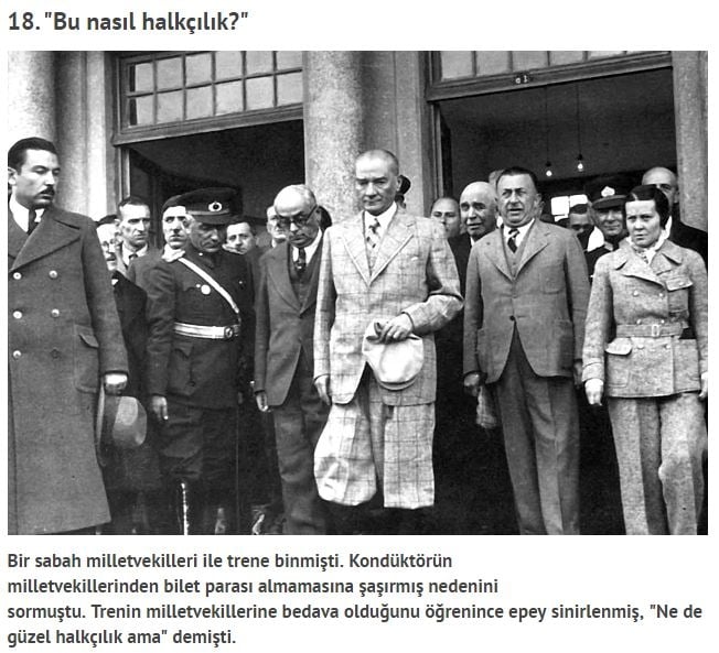 Ulu önderimiz Atatürk'ün bilinmeyen 30 özelliği 18