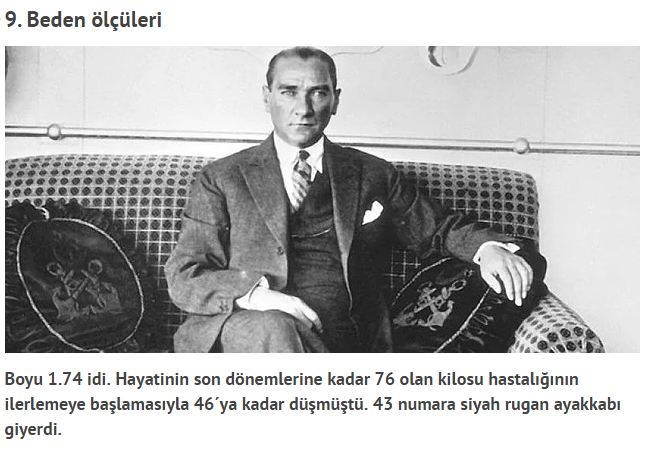 Ulu önderimiz Atatürk'ün bilinmeyen 30 özelliği 9