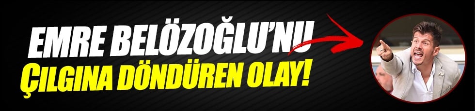 Başakşehir maçında Emre Belözoğlu'nu çıldırtan olay 1