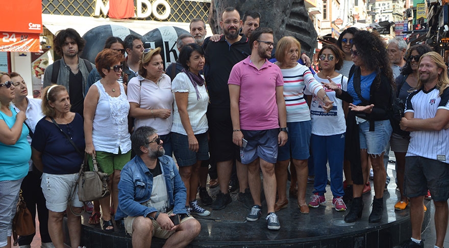 Ayşegül Terzi için İstanbul'da şortlu eylem 12