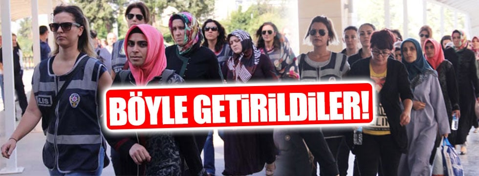 Cemaat ablaları böyle getirildi 1