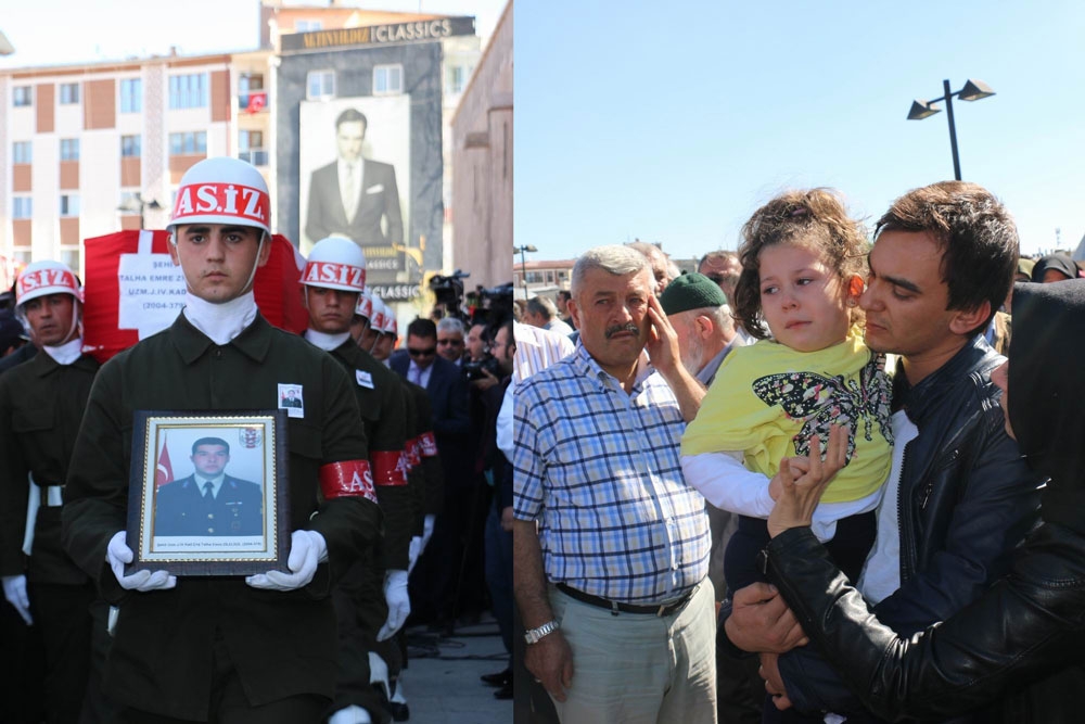 Şehit babayı gözyaşlarıyla uğurladı 15