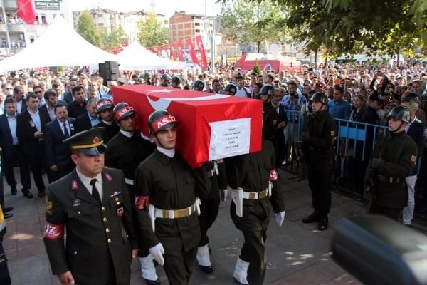 Fatsa şehidini 15 bin kişi uğurladı 3