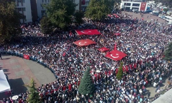 Fatsa şehidini 15 bin kişi uğurladı 6