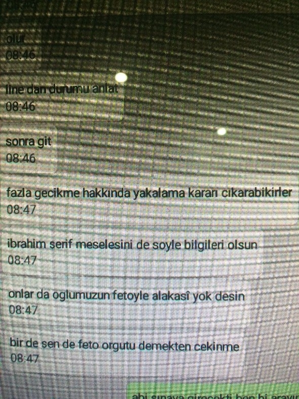 FETÖ'cülerin gizli yazışmaları 5