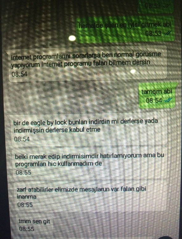 FETÖ'cülerin gizli yazışmaları 6