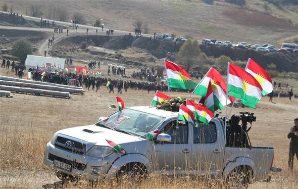 Bingöl'de PKK'lı teröriste tören yapıldı 1