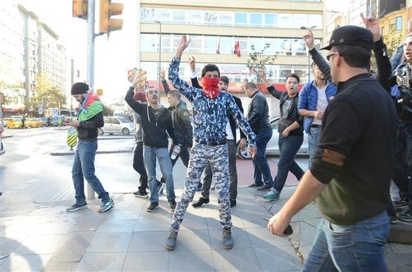 PKK'lılar Şişli'de Ülkücülere saldırdı 4