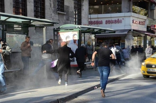 PKK'lılar Şişli'de Ülkücülere saldırdı 7