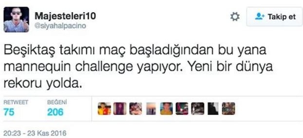 Beşiktaş - Benfica maçıyla ilgili tarihe geçen 16 tweet 10