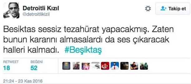 Beşiktaş - Benfica maçıyla ilgili tarihe geçen 16 tweet 13