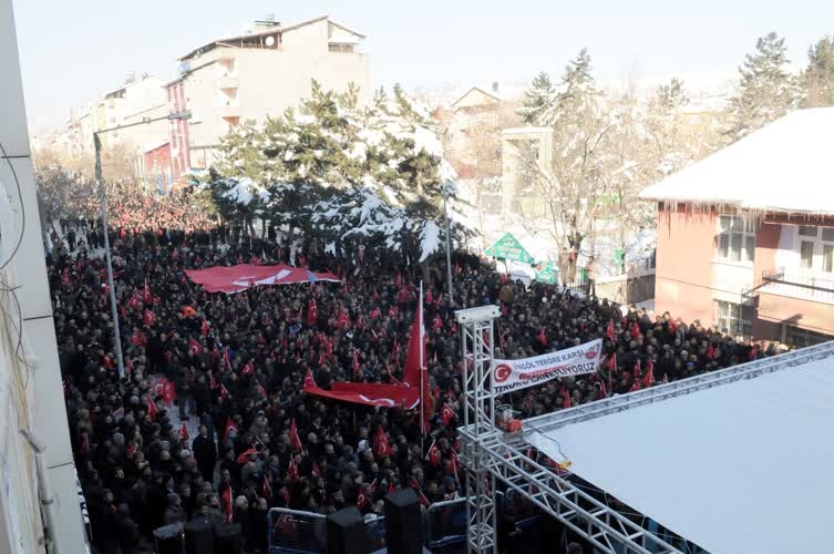 Bingöl, Van ve Mardin'de teröre lanet yürüyüşü 1