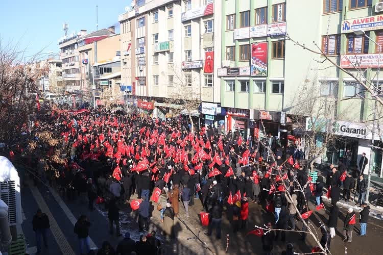 Bingöl, Van ve Mardin'de teröre lanet yürüyüşü 6