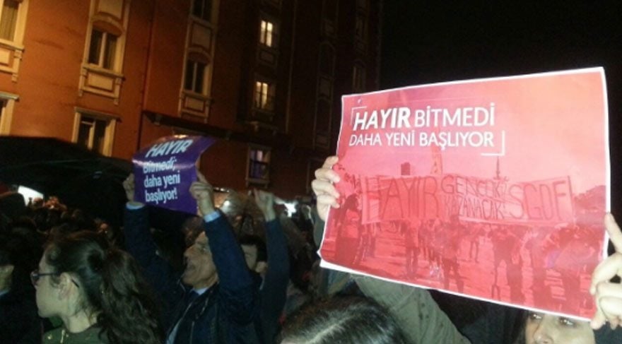 Halk YSK'yı protesto etmek için sokağa indi 1