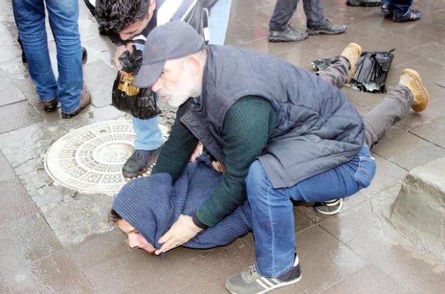 YSK protestolarına polis müdahalesi 3