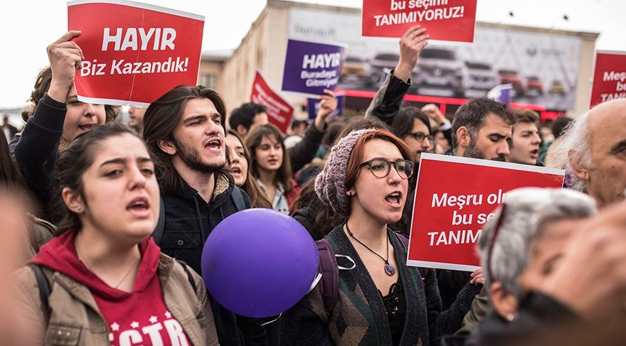 'Hayır' protestoları İstanbul'da devam etti 1