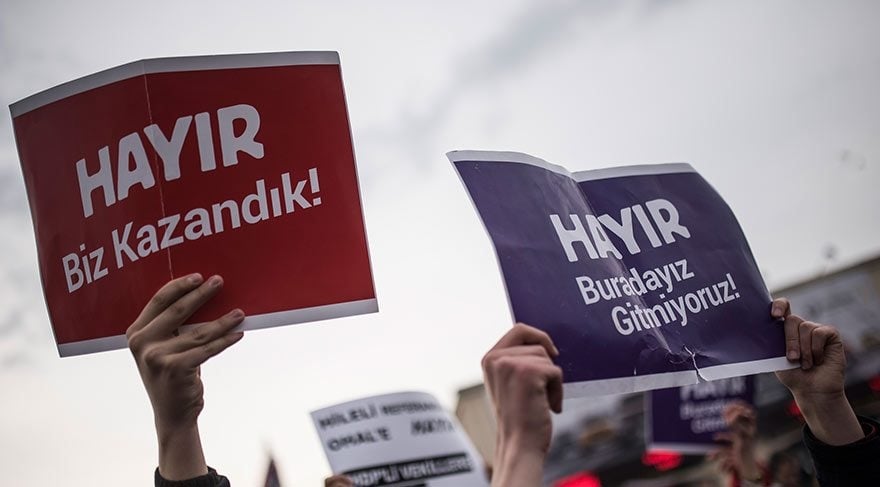 'Hayır' protestoları İstanbul'da devam etti 2