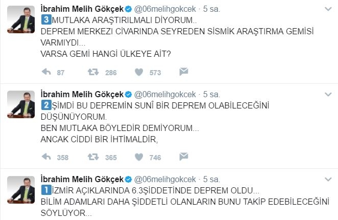 Gökçek 'deprem iddiası'nı yineledi 1