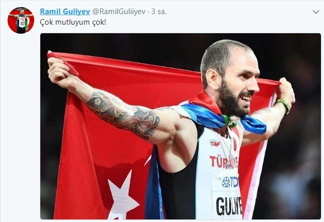 Ramil Guliyev'den gönülleri fetheden paylaşım 5