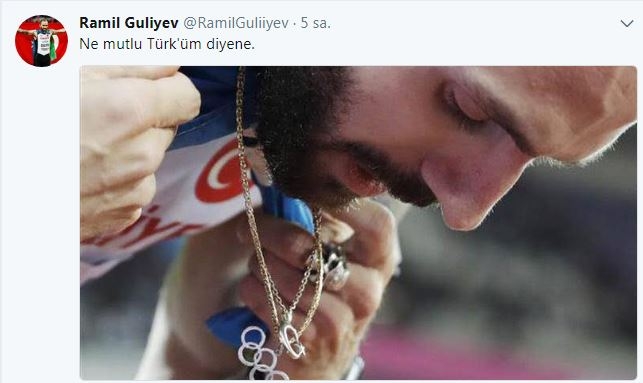 Ramil Guliyev'den gönülleri fetheden paylaşım 9