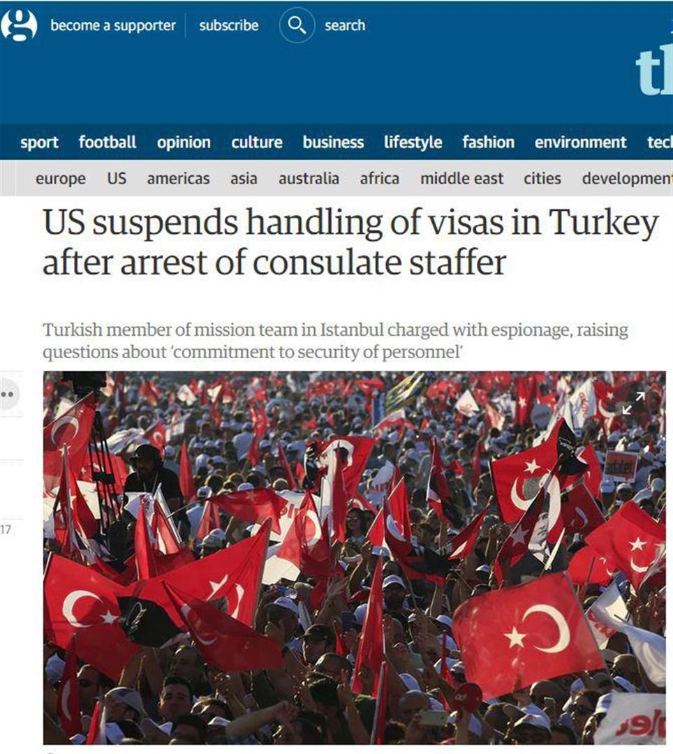 Türkiye-ABD krizi dünya basınında 1