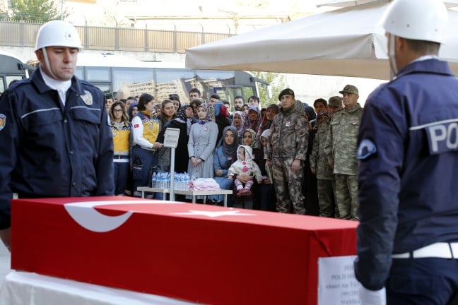 Şehit polis Ahmet Alp Taşdemir için tören düzenlendi 6