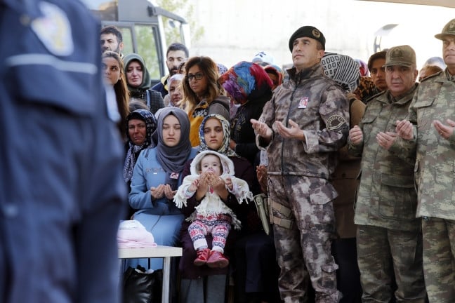 Şehit polis Ahmet Alp Taşdemir için tören düzenlendi 7