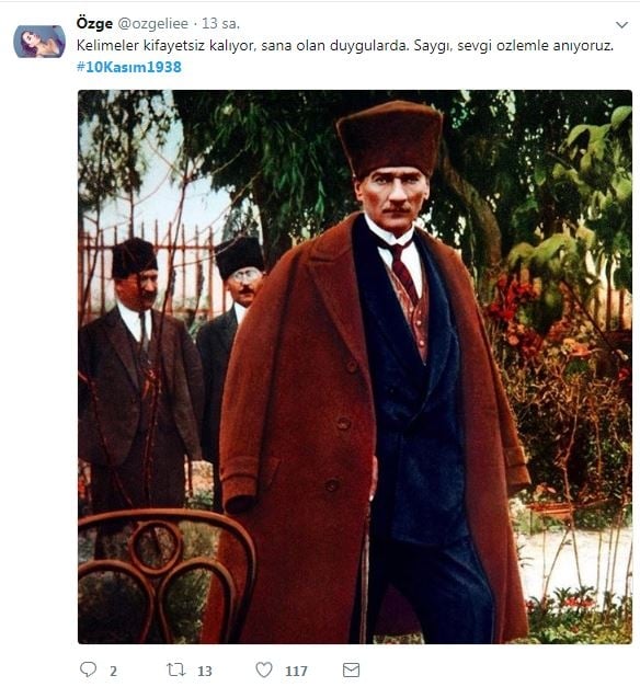 Sosyal medyanın tek gündemi 10 Kasım! 13