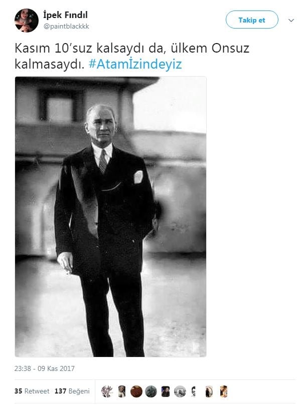 Sosyal medyanın tek gündemi 10 Kasım! 7