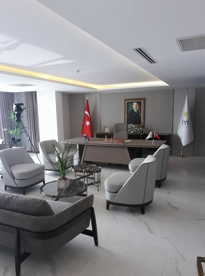 İYİ Parti binası açıldı: İşte, Meral Akşener'in makam odası 5