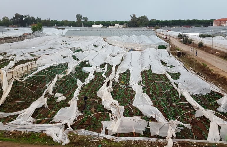 Antalya'yı hortum yıktı geçti 5