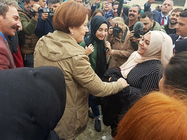 Meral Akşener'in Edirne programından çarpıcı kareler 14