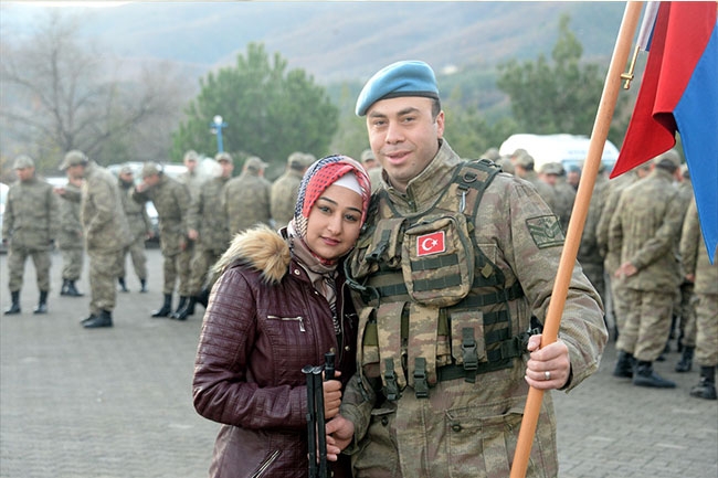 Kahraman komandolar El Bab'a böyle uğurlandı 13