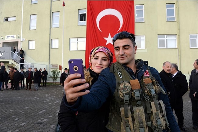 Kahraman komandolar El Bab'a böyle uğurlandı 16