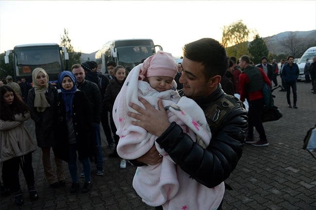 Kahraman komandolar El Bab'a böyle uğurlandı 8