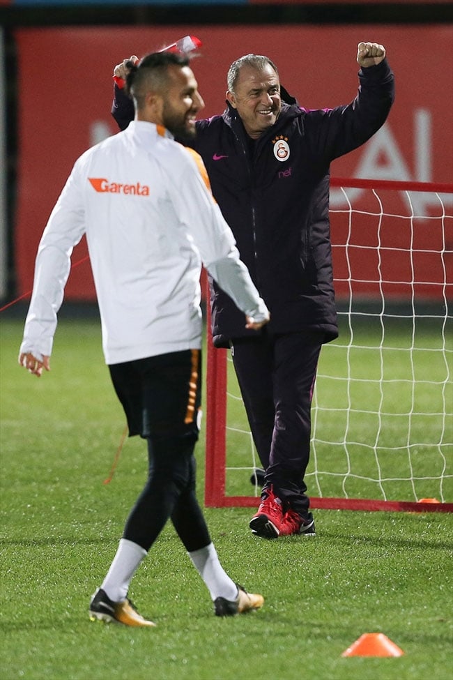 Fatih Terim antrenmana damga vurdu 4