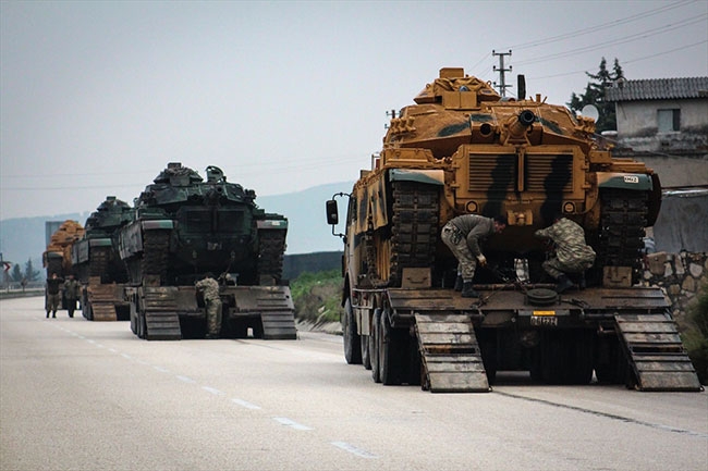 Suriye'ye tank sevkiyatı sürüyor 1