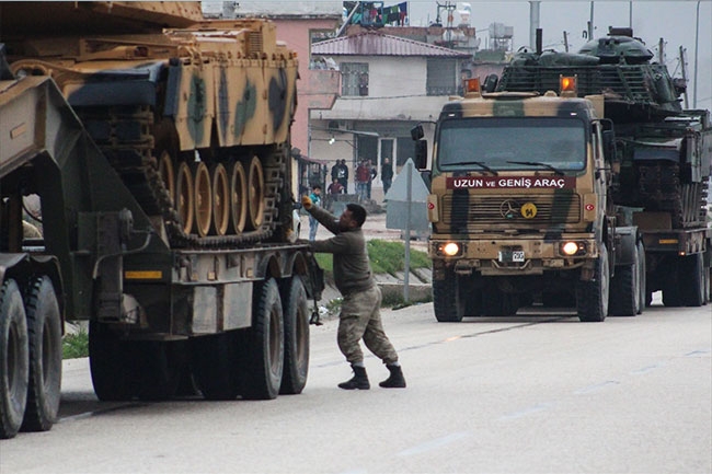 Suriye'ye tank sevkiyatı sürüyor 4