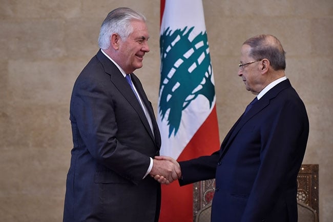 ABD Dışişleri Bakanı Tillerson'a Lübnan'da karşılama şoku 4