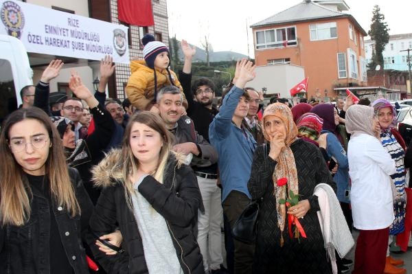 Özel harekat polisleri, Rize'den Afrin'e uğurlandı 7