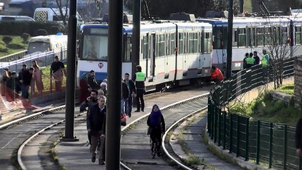 Topkapı’da tramvay yine raydan çıktı 2